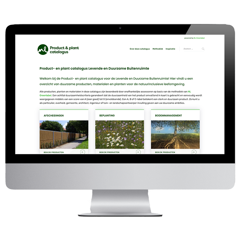 NL Greenlabel Product- en Plantcatalogus