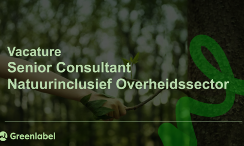 Senior Consultant Natuurinclusief Overheidssector